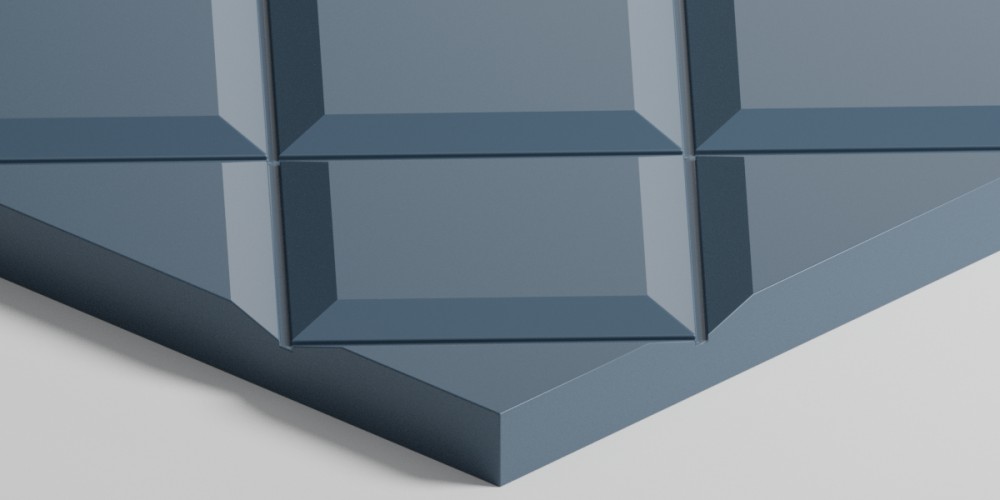 Tấm Biên Dạng 3D Hình Thoi