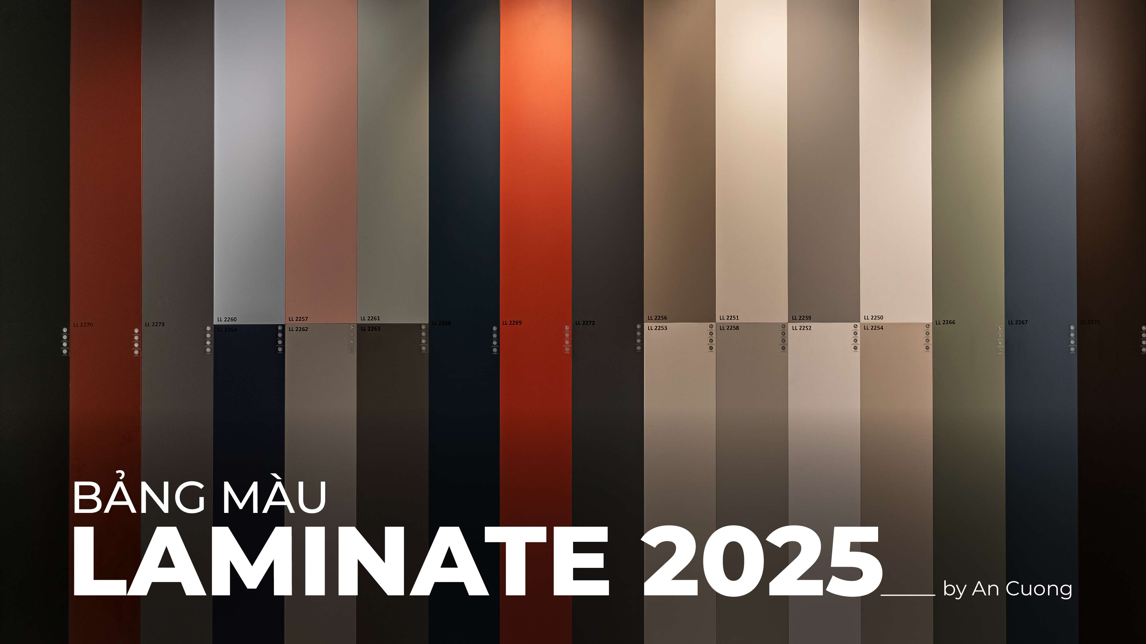 BẢNG MÀU LAMINATE MỚI NHẤT NĂM 2025