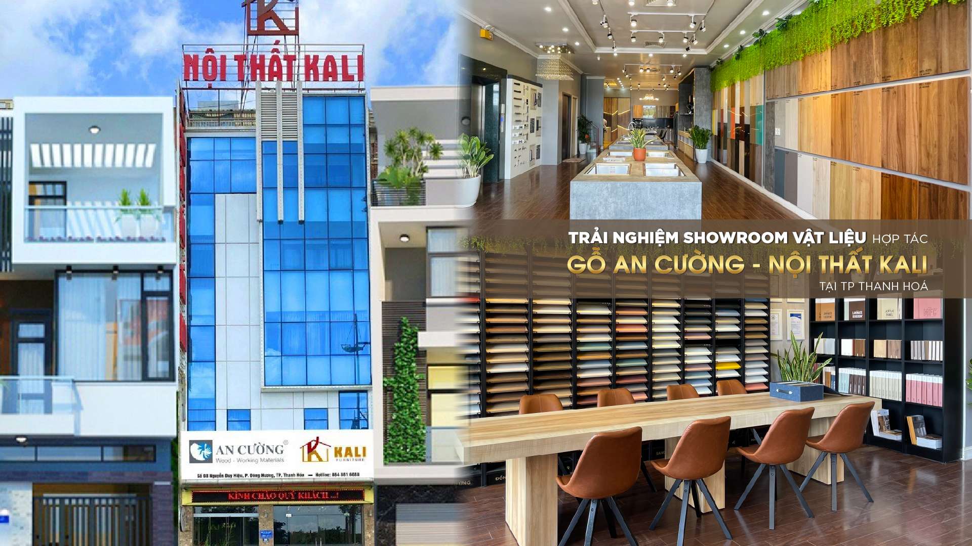 EXPERIENCE THE SHOWROOM OF AN CUONG COOPERATION MATERIALS - KALI INTERIOR IN THANH HOA CITY