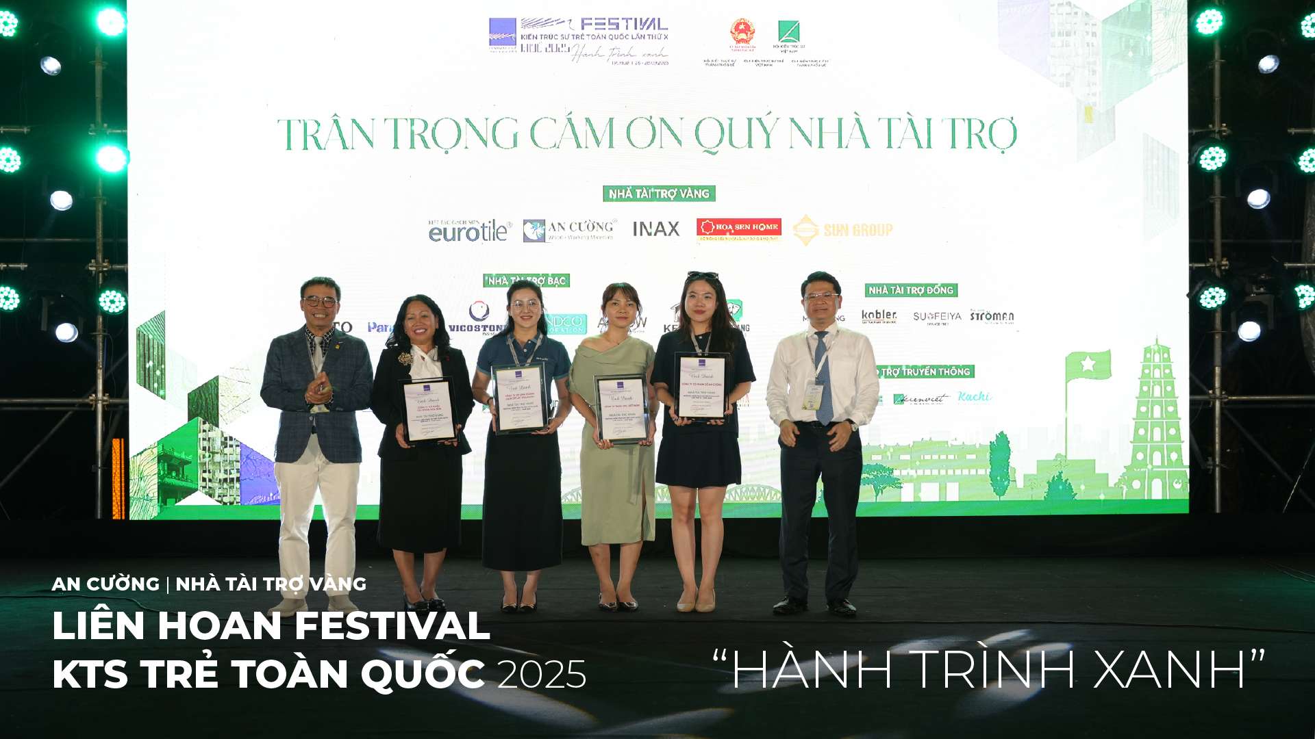 AN CƯỜNG - NHÀ TÀI TRỢ VÀNG -  FESTIVAL KTS TRẺ TOÀN QUỐC 2025 TẠI TP. HUẾ