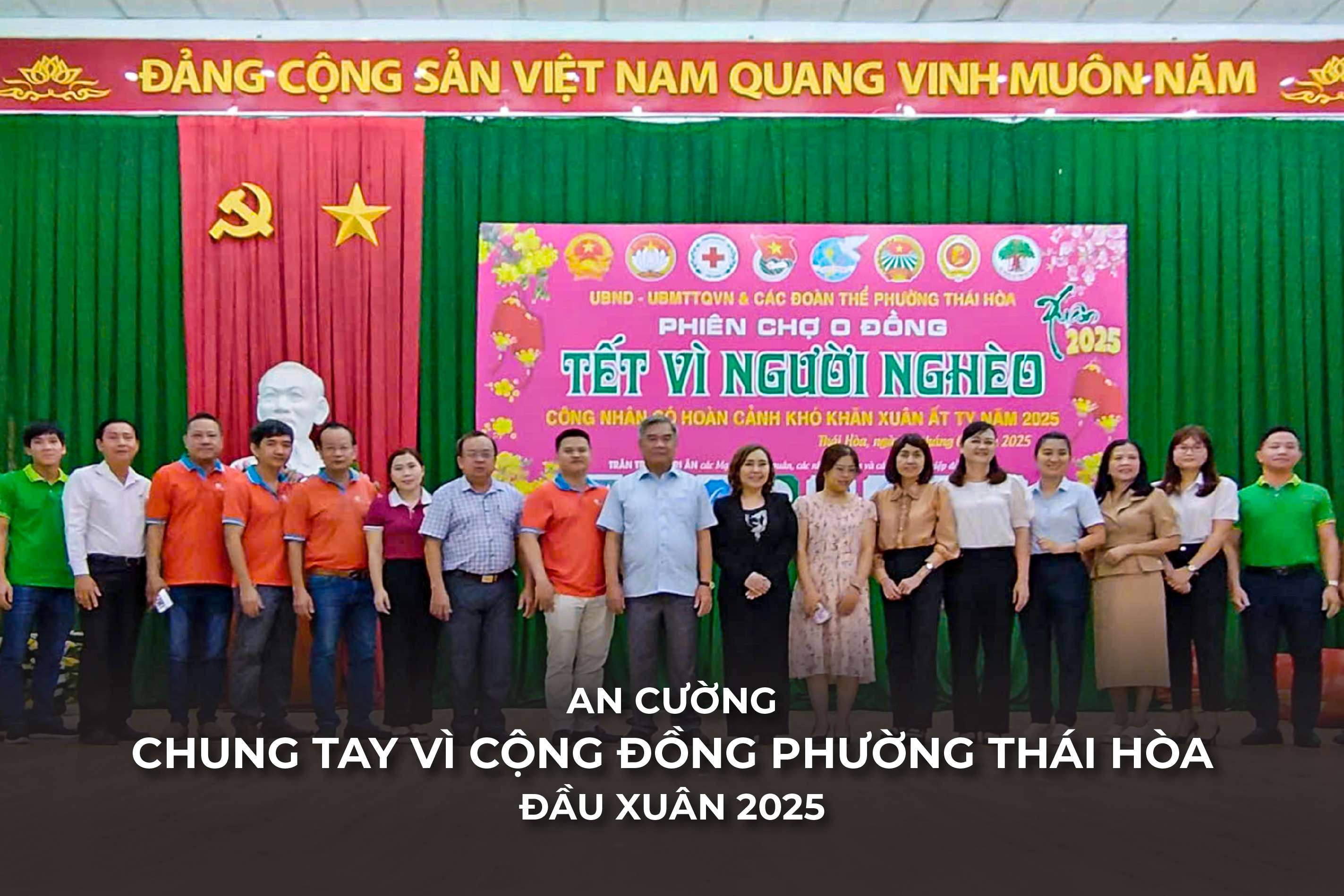 AN CUONG JOINS HANDS FOR THE COMMUNITY OF THAI HOA WARD IN EARLY SPRING 2025