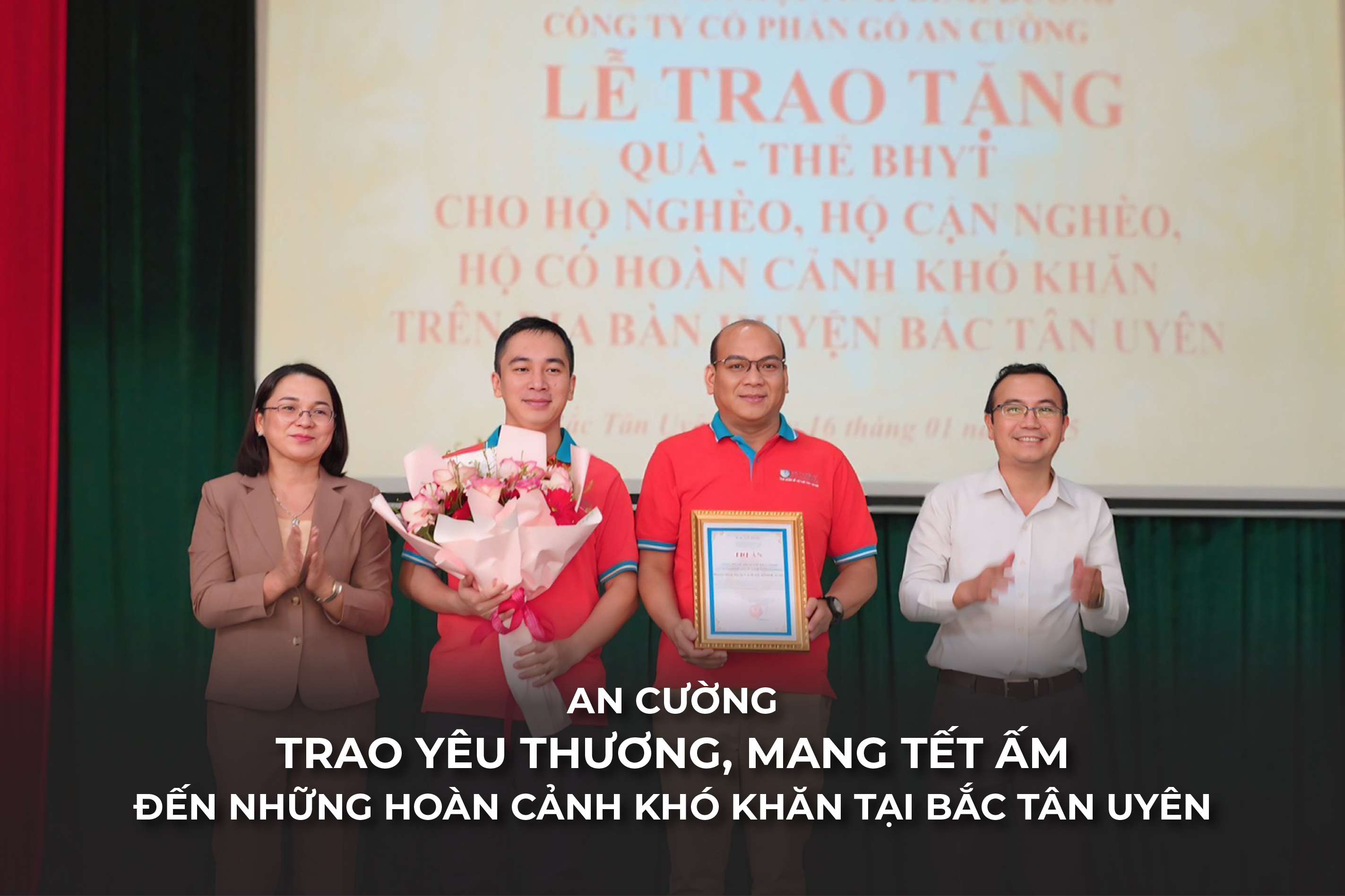 AN CUONG SENDS LOVE, BRINGS TET TO DIFFICULT CIRCUMSTANCES IN BAC TAN UYEN